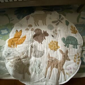 NWT Pottery Barn Kids Animal Print Baby Play Mat